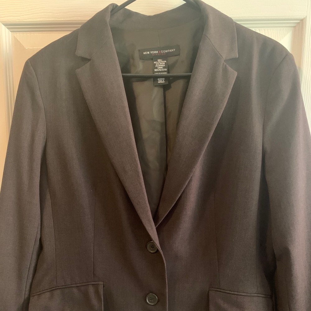 New York & Co. Charcoal Grey Blazer / Jacket